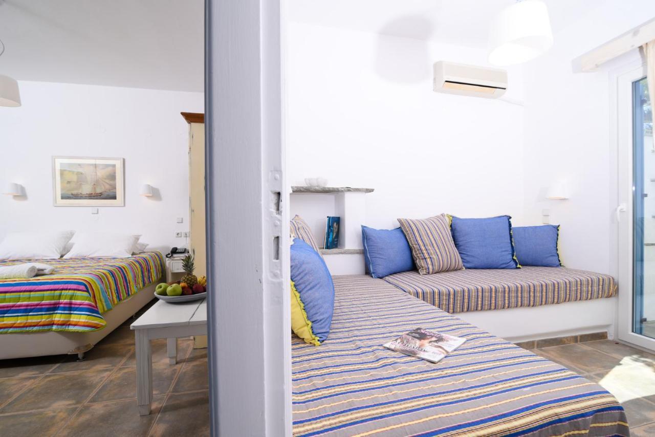 Golden Beach Studios & Suites Tinos Bagian luar foto